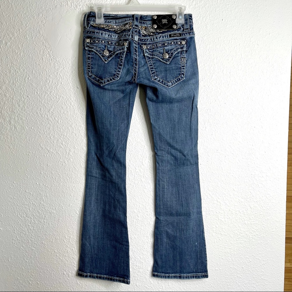 MISS ME Wings Signature Rise Bootcut Jeans Size 26